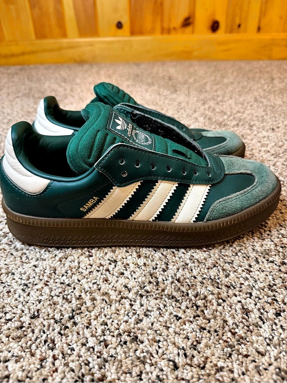 adidas Samba OG Collegiate Green & White US 7